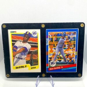 Ken Griffey Jr. Seattle Mariners Baseball Cards Fleer Donruss In Case Perfect!!